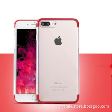 Dual color hybrid case, TPU+PC material, fused together